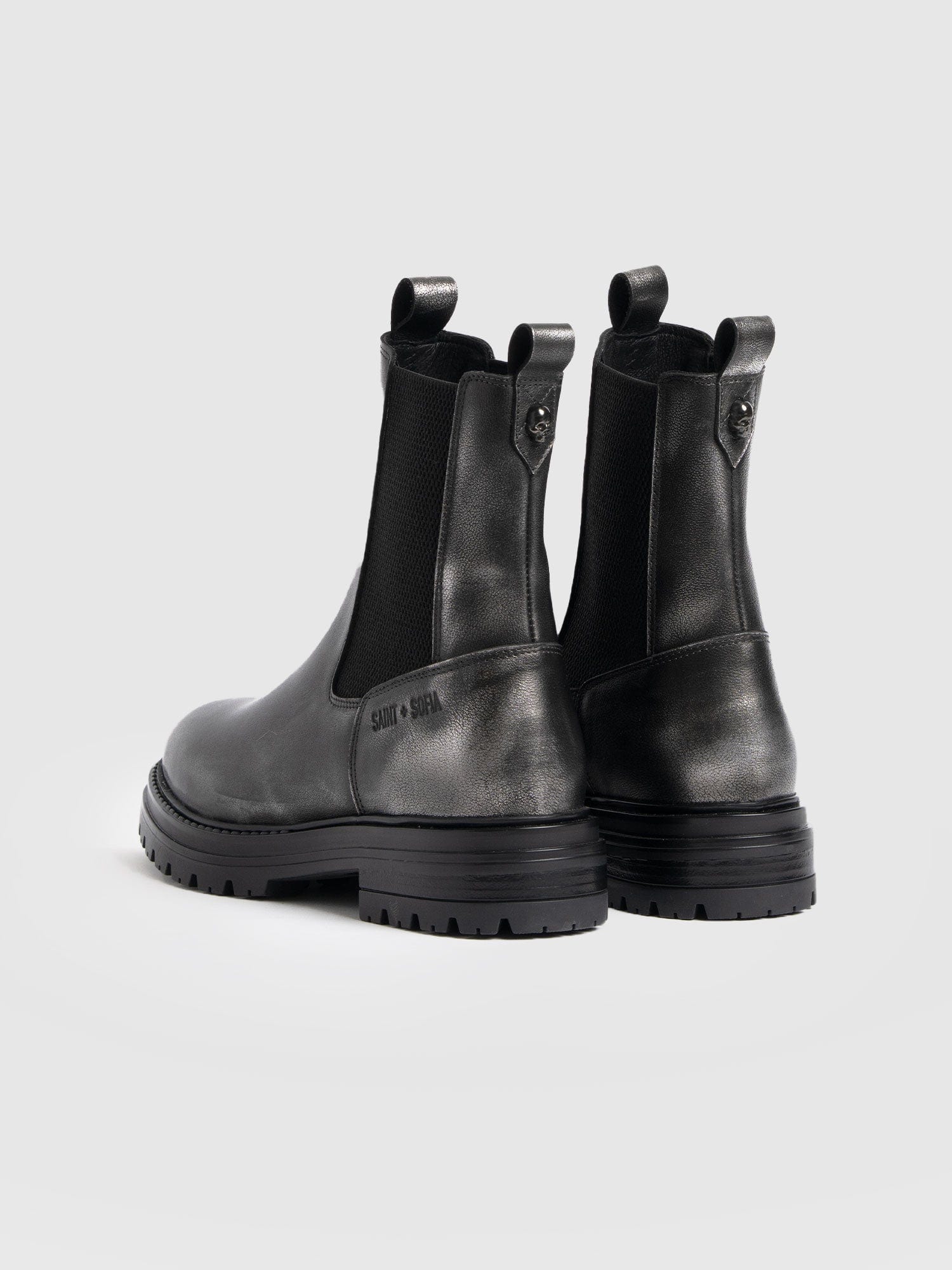 Carnaby Chelsea Boot - Gunmetal - Women's Shoes | Saint + Sofia® USA